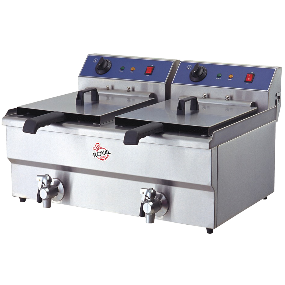 Freidora Industrial Doble Royal Chef